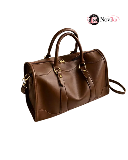 Bolso Cartera Vintage Cuero Pu C Cierre